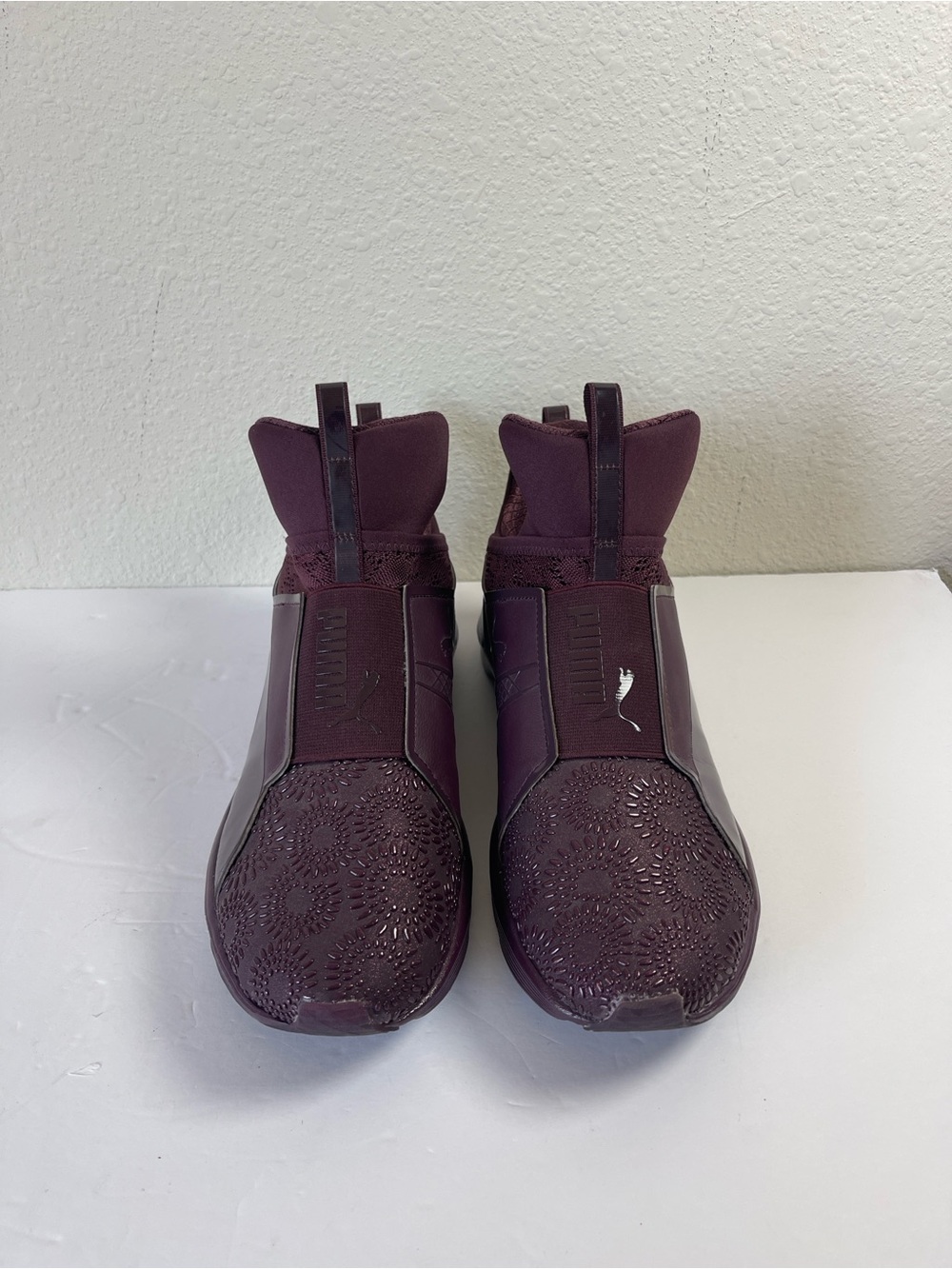 Puma Fierce KRM Kylie Jenner High-Top Slip-On Sneakers “Winetasting” Size 9 US W - Picture 2 of 10